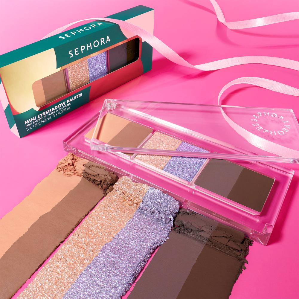 MINI PALETTE FARDS A PAUPIERE (MINI PALETA DE SOMBRA DE OJOS)